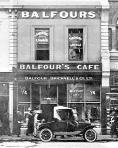 Balfours Cafe, Adelaide c. 1924